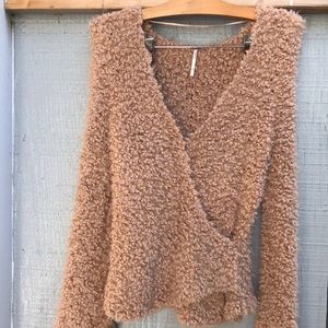 Sweater with bell sleeves